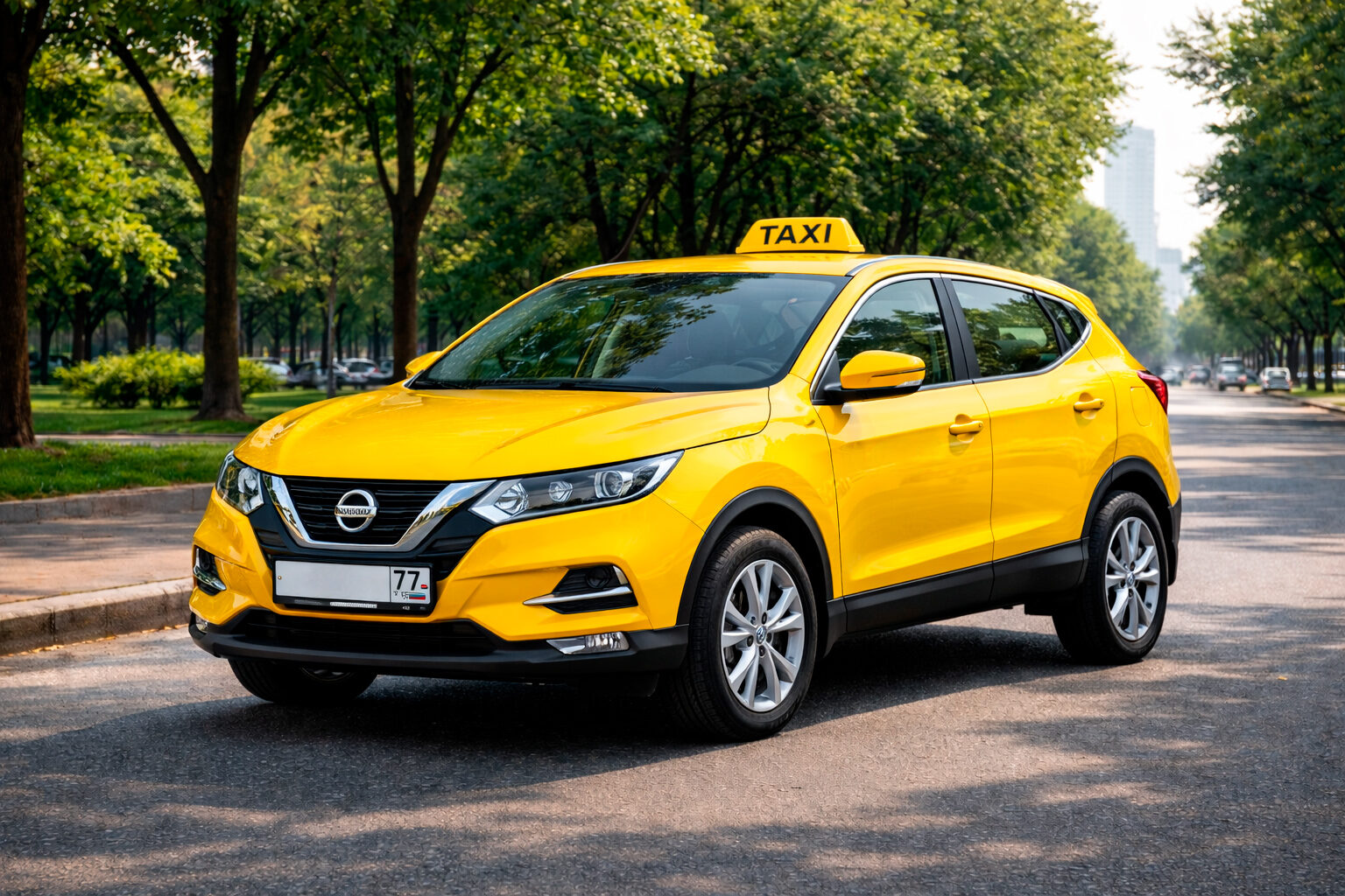 Аренда Nissan Qashqai для работы в такси