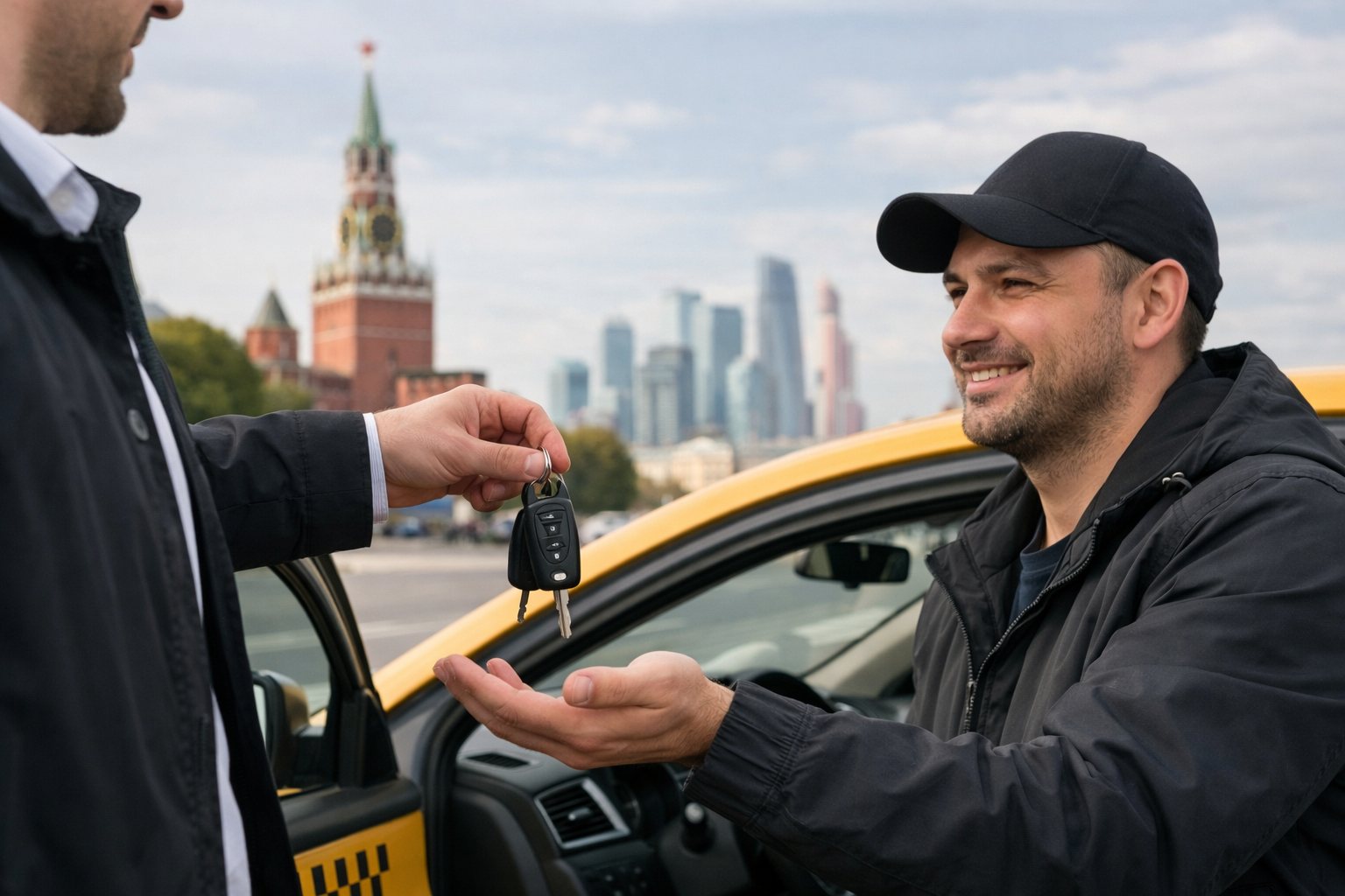 Диагностика автомобиля такси в парке Шоколад